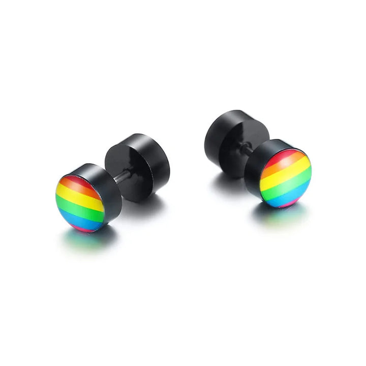 Regenbogen Ohrenstecker