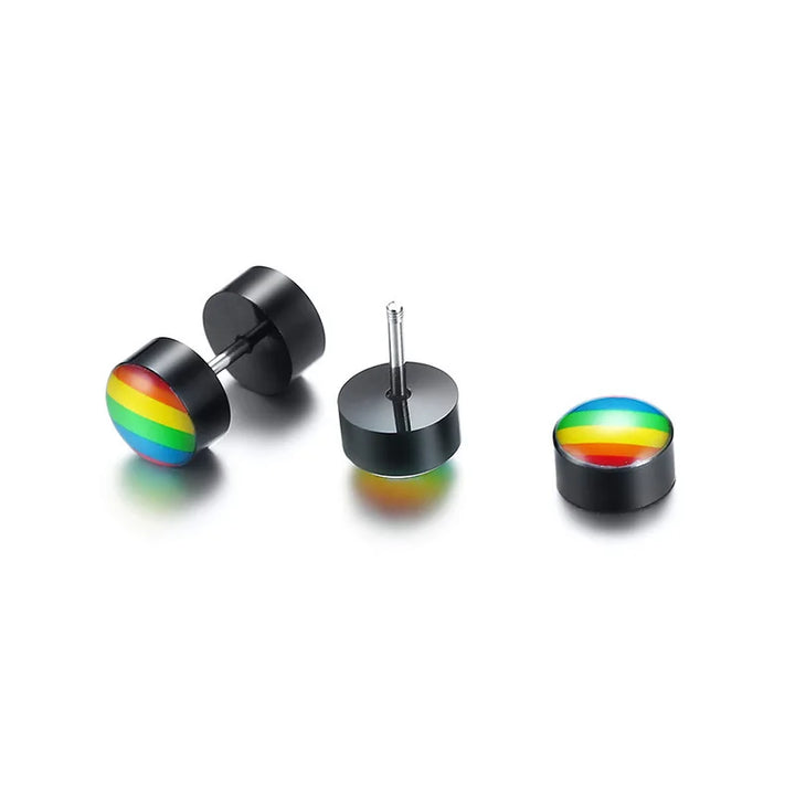 Regenbogen Ohrenstecker