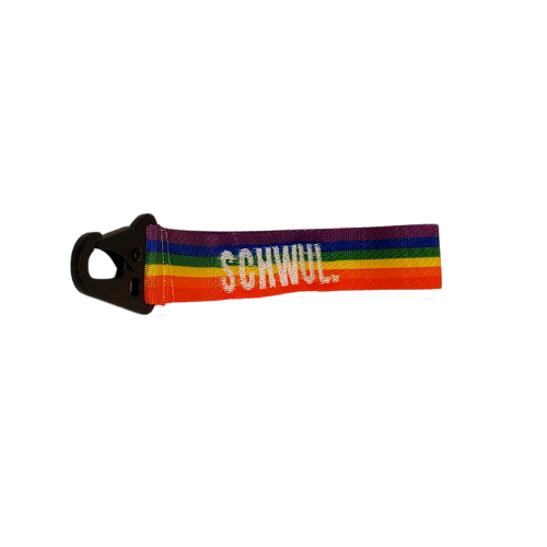 Regenbogen Schlüsselanhänger "Schwul"