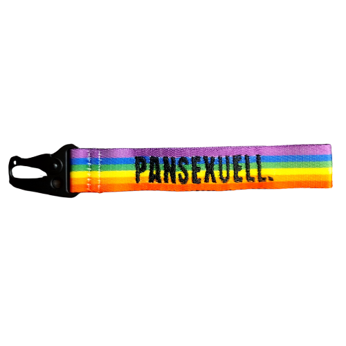 Regenbogen Schlüsselanhänger "Pansexuell."