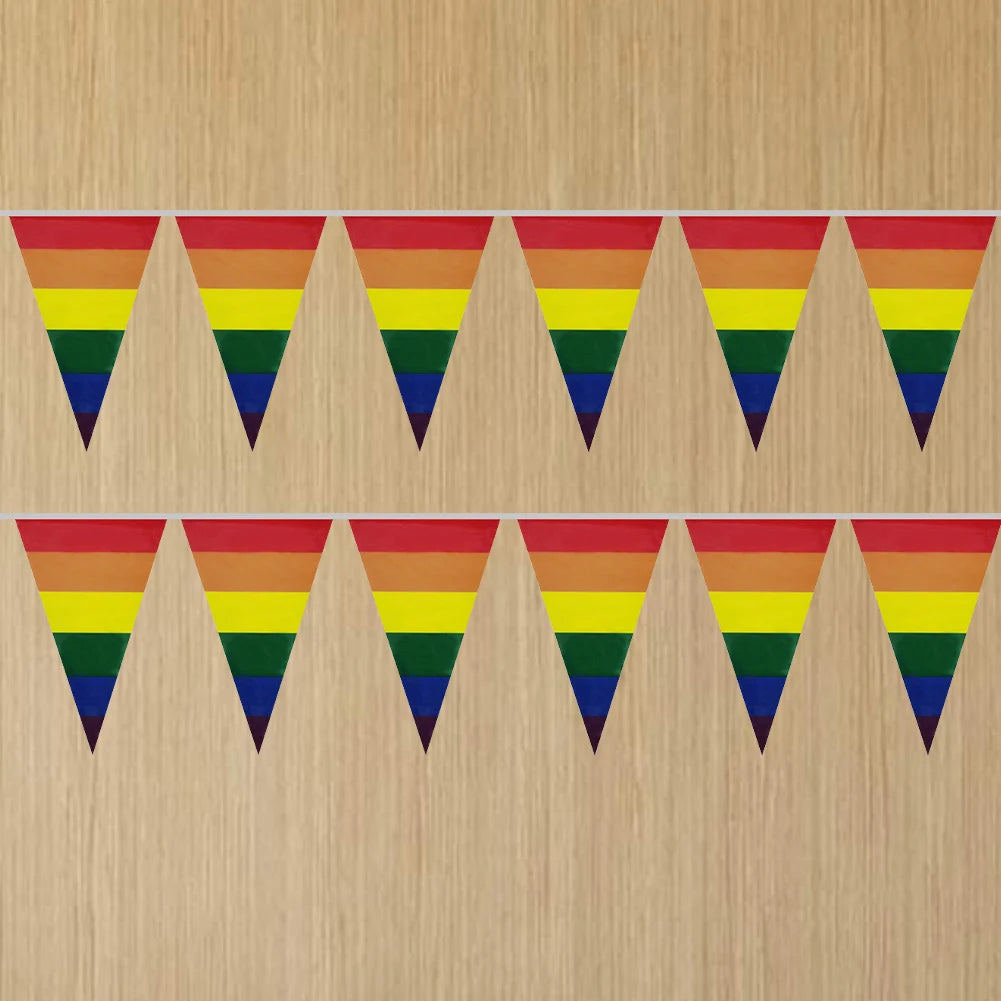 Regenbogen Flaggen Banner