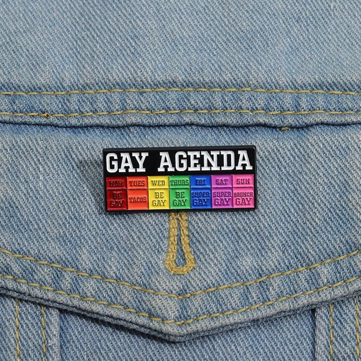 Gay Agenda Pin